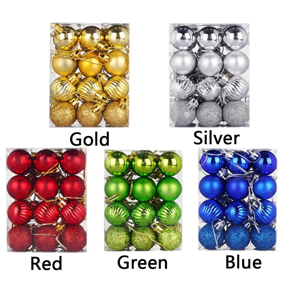 24pcs Christmas Ball Ornaments