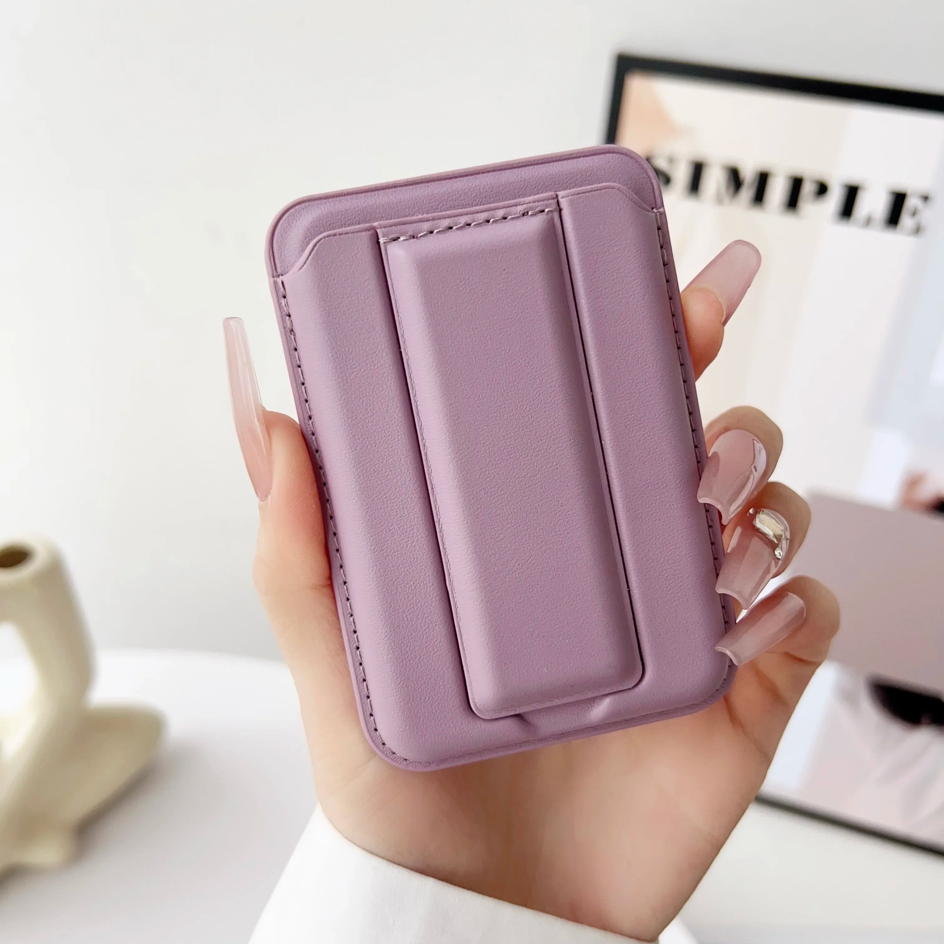 MagSafe Leather Wallet Case