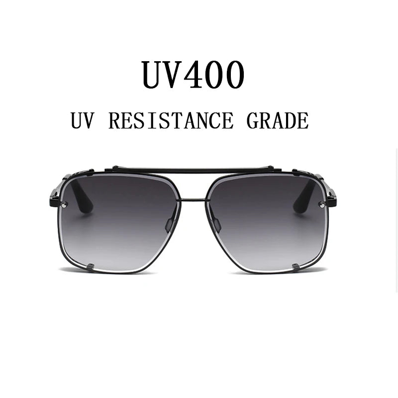 Vintage Steampunk Sunglasses Men Punk Oversized  Sunglasses Women Trendy Retro Square Gafas De Sol Hombre Lunette Soleil Femme