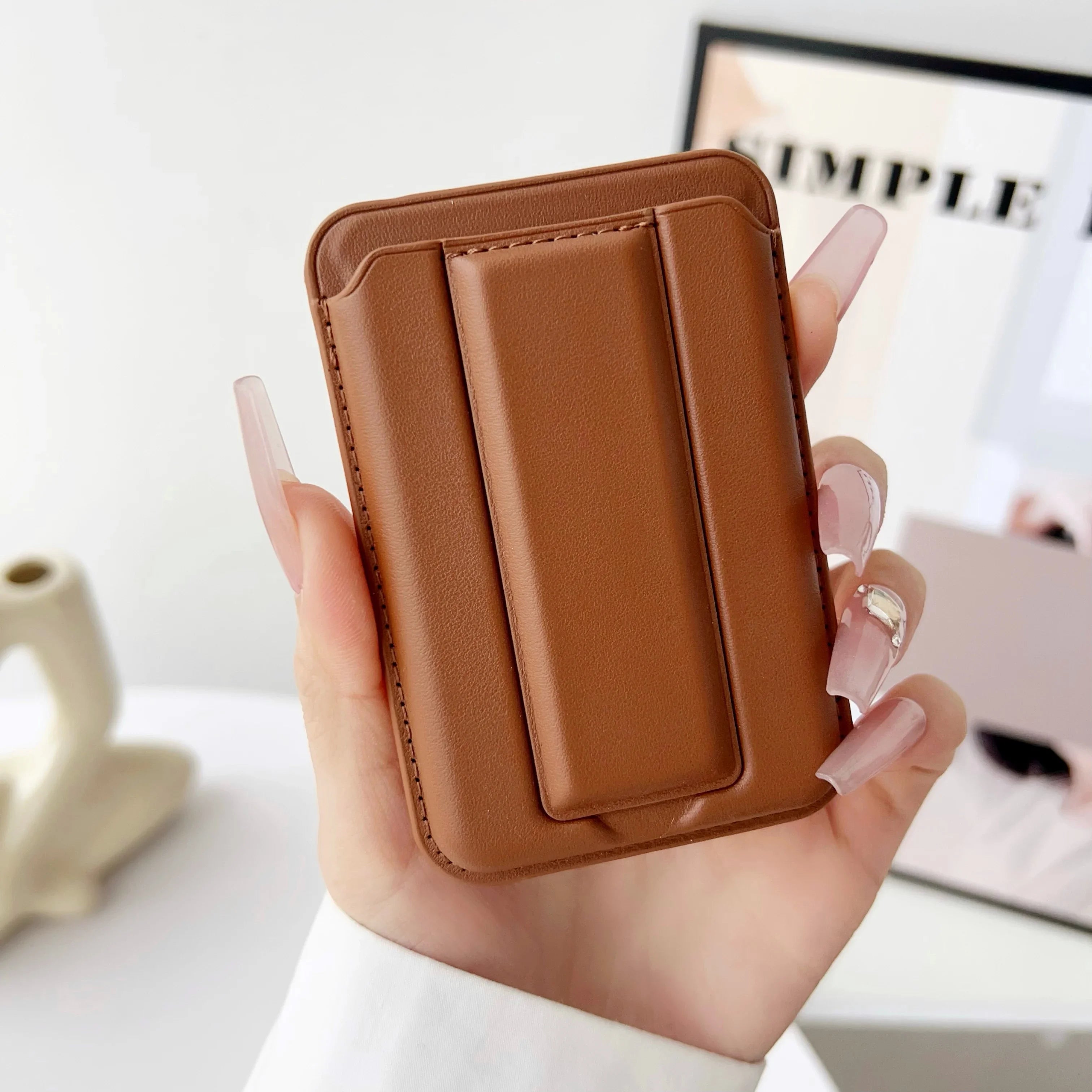 MagSafe Leather Wallet Case