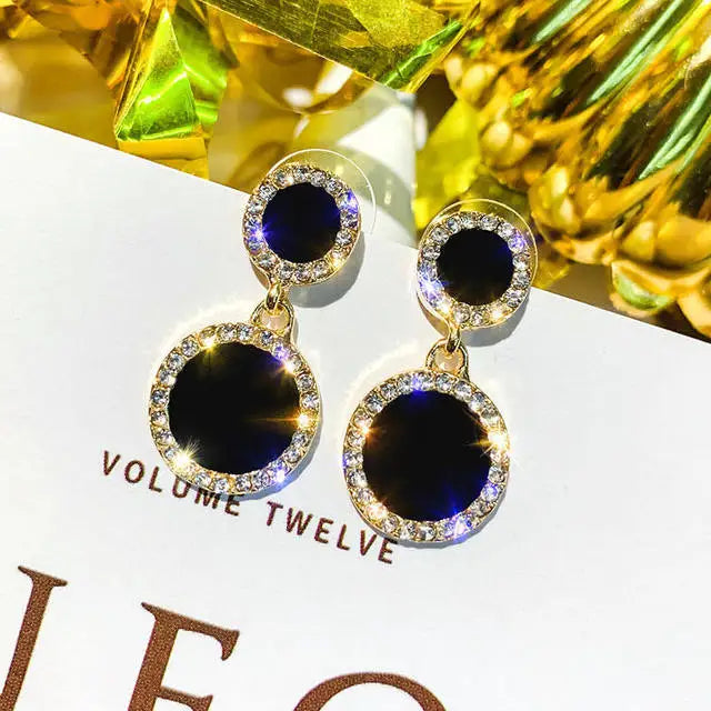 Vintage Black Forest Earrings