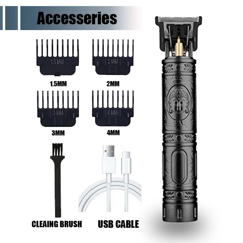 T9 Professional Hair Clipper/Accessories for Men | USB-C Fast Charging | Beard/Body/Hair Trimmer | Precision Electric Shaver