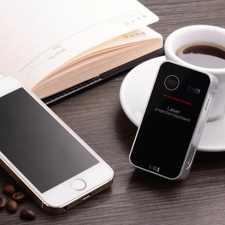 Portable Bluetooth Virtual Laser Keyboard Wireless Projector Keyboard with Mouse Function for Iphone Tablet Computer Phone