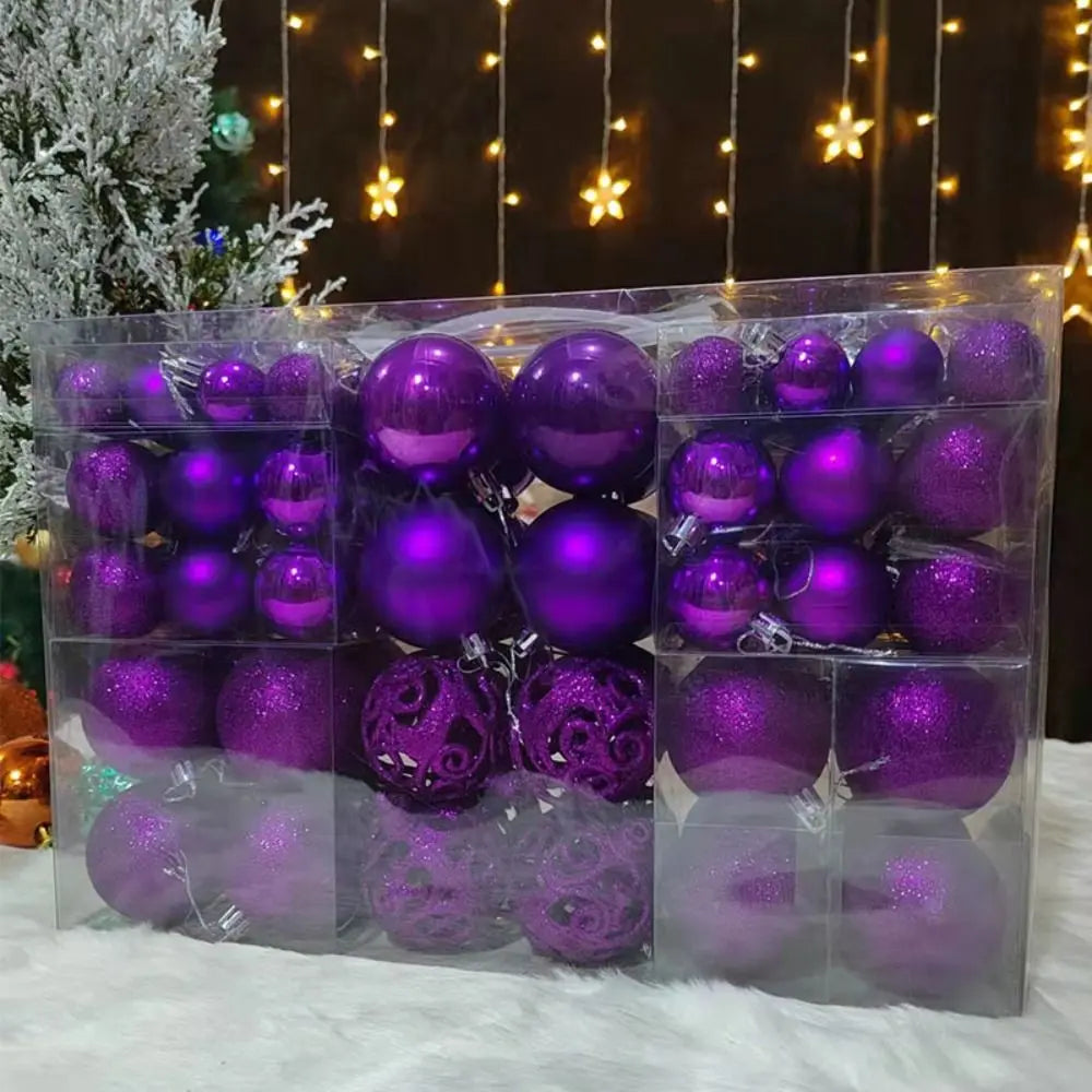 100pcs Christmas Tree Baubles Set