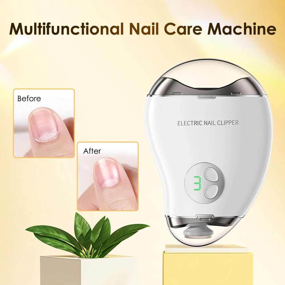 Electric Nail Clipper Multifunctional Nail Trimming & Nail P
