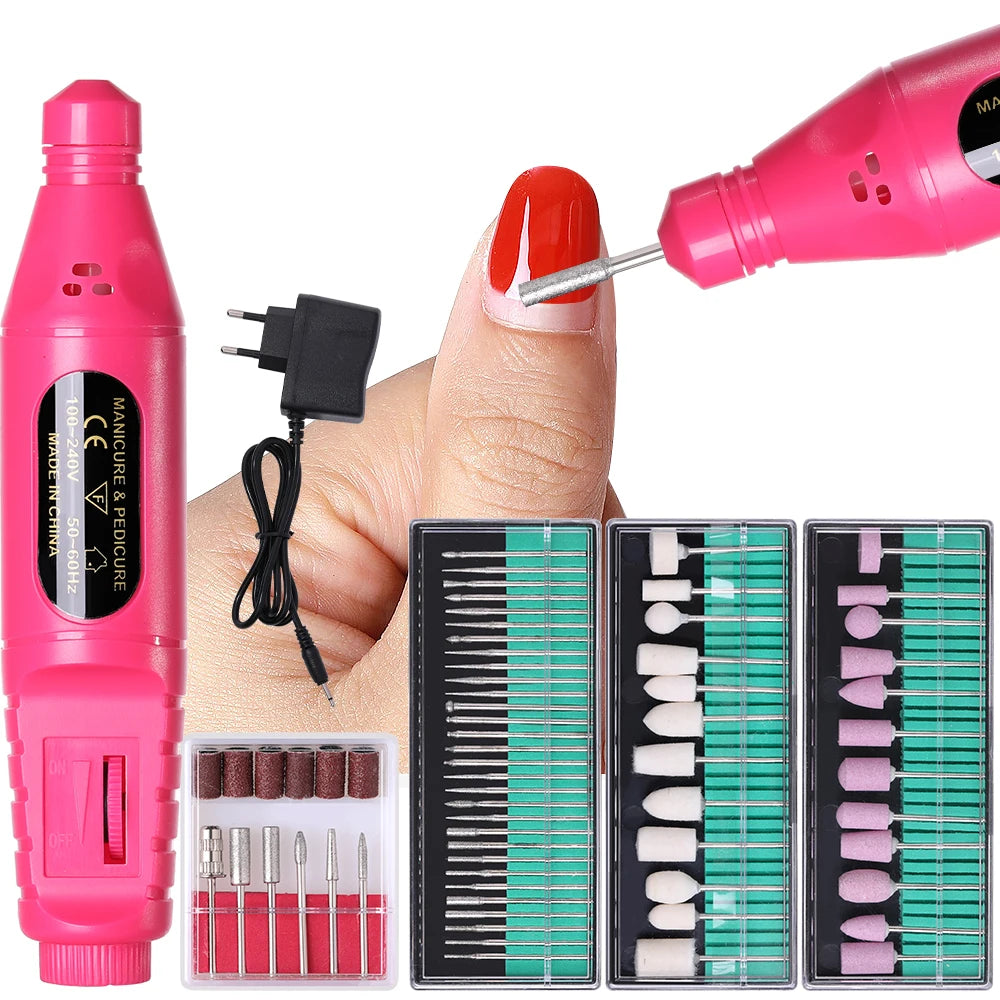Electric Nail Sander Nail Drill Machine Mill For Manicure Dr