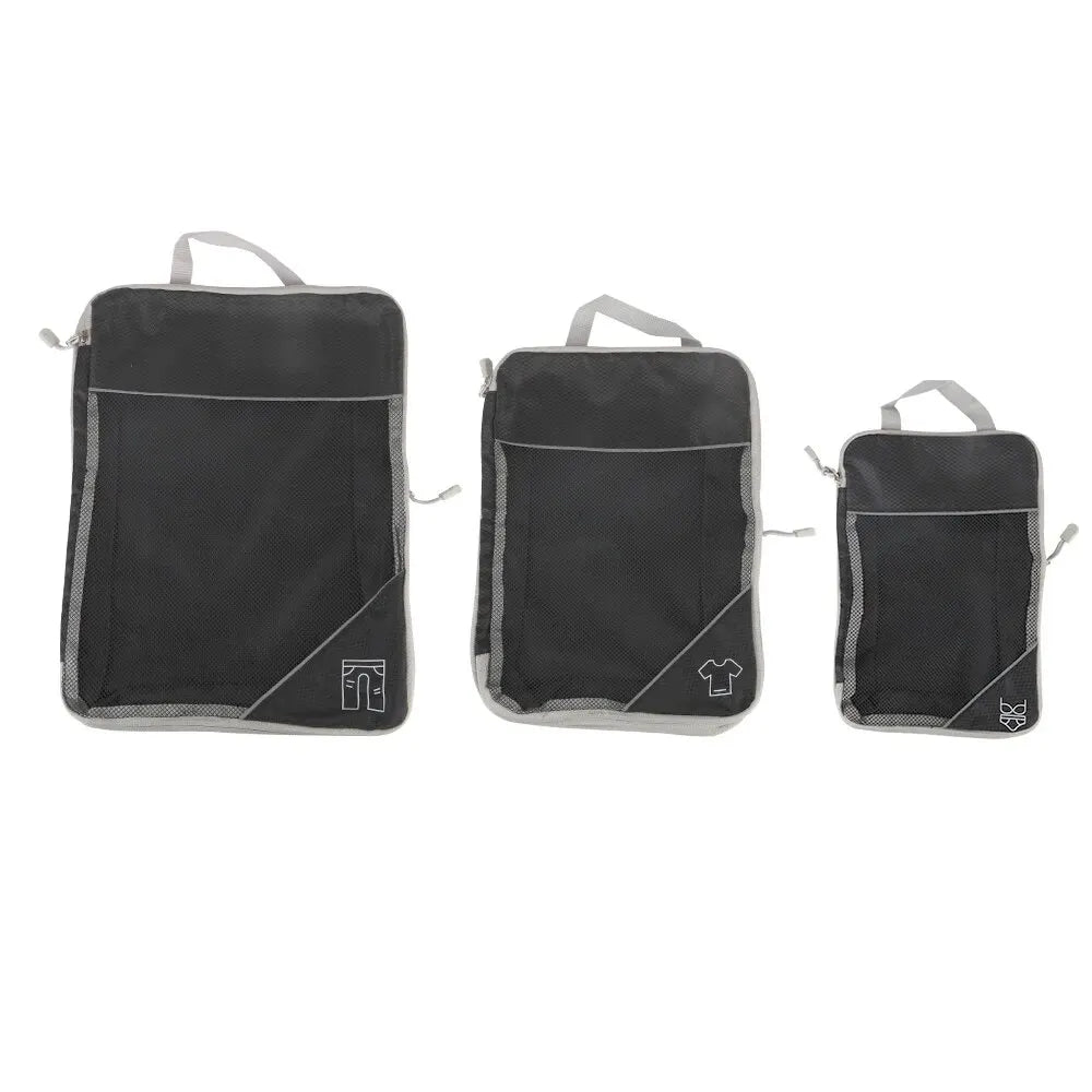 3/6 Pieces Travel Storage Organizer Set With Portable Lightw