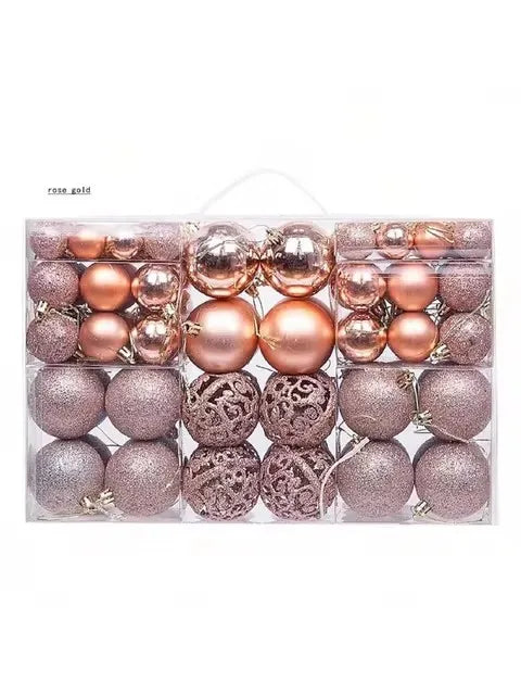 100pcs Christmas Tree Baubles Set