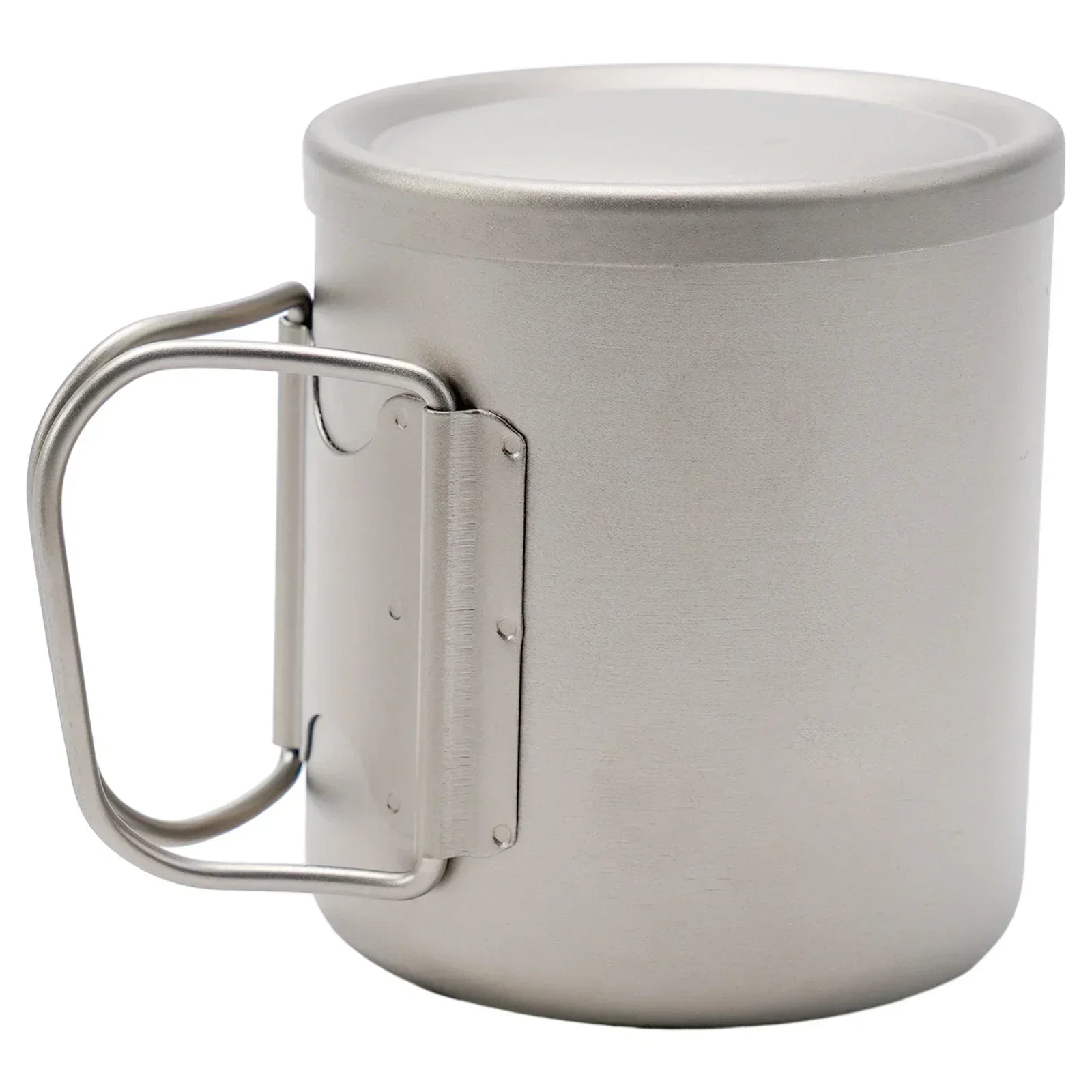 1pc Titan-ium Cup With Drawstring Sack Double Wall Insulates