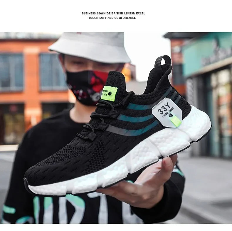 Men Shoes Breathable Classic Running Sneakers for Man Outdoo