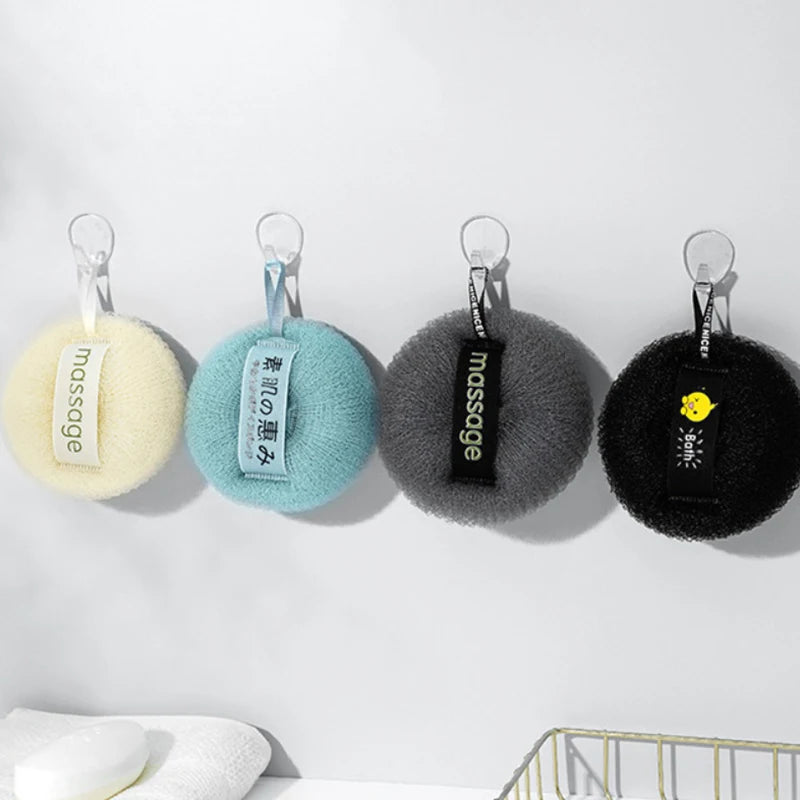 Bath Sponge Balls Cleaning Brush Shower Puff Body Cleaner Ex