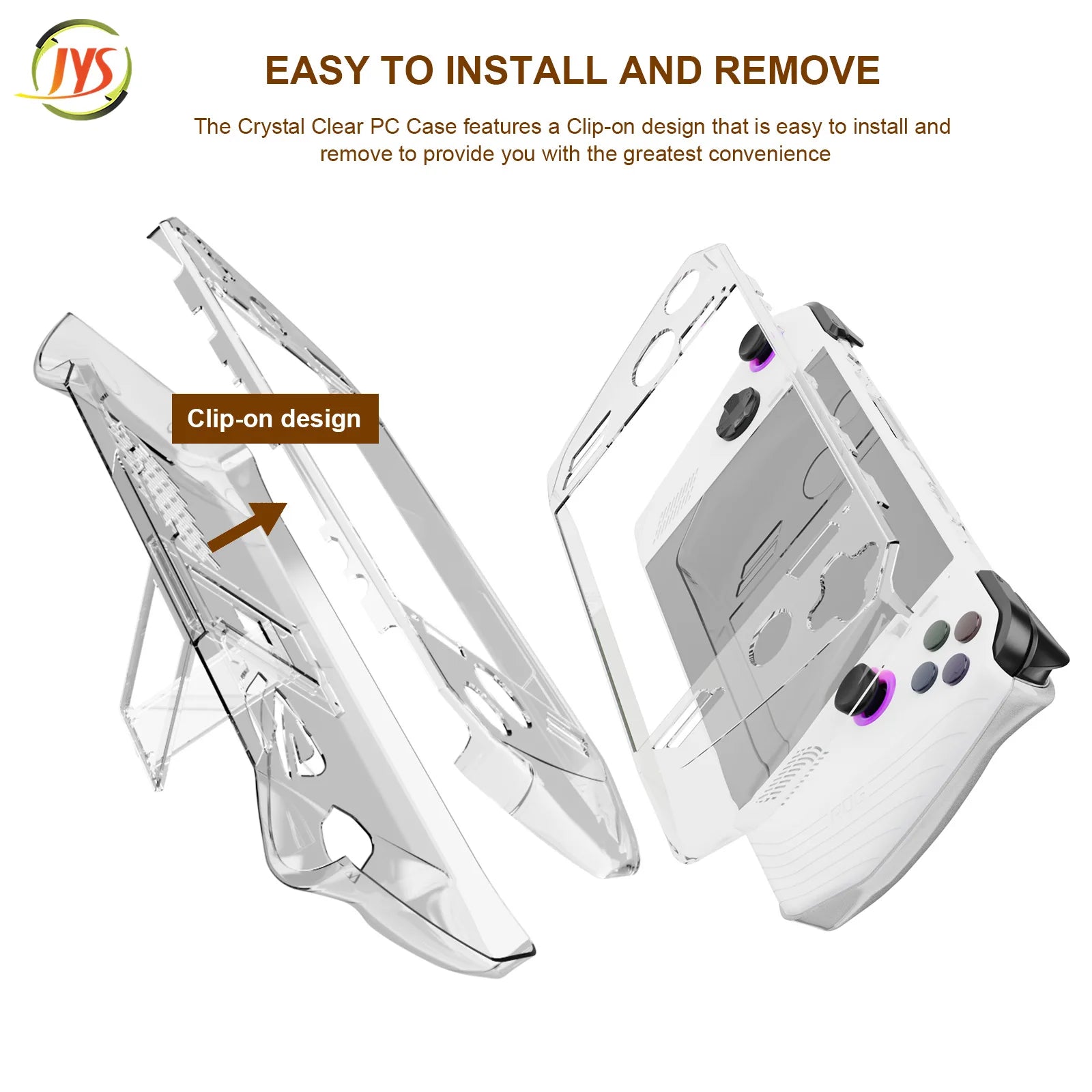 Protective Case Cover for Rog Ally Console Removable Front C