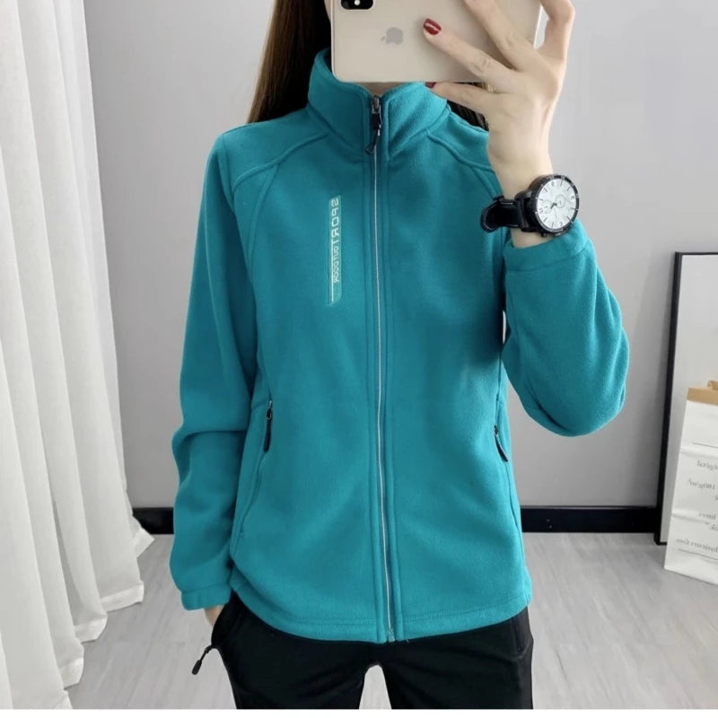 5XL Embroidered Sky Blue Jacket