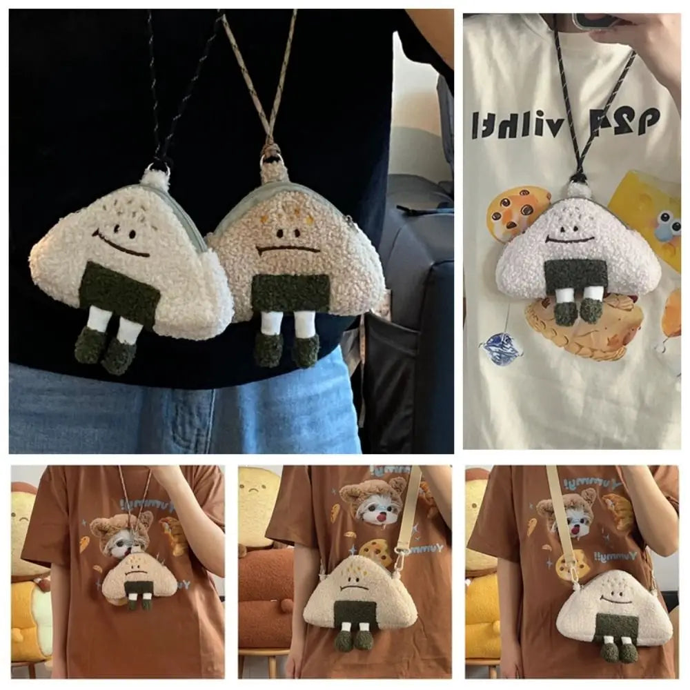 Cute Plush Neck Purse Bag