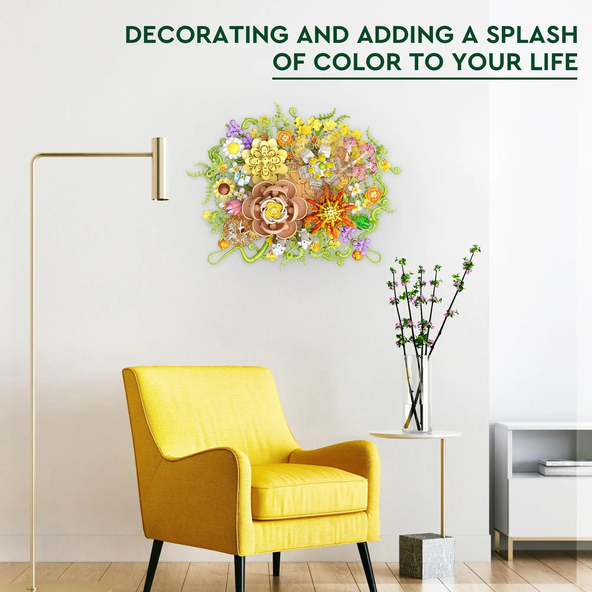 965pcs Flower Building Set – Botanical Collection