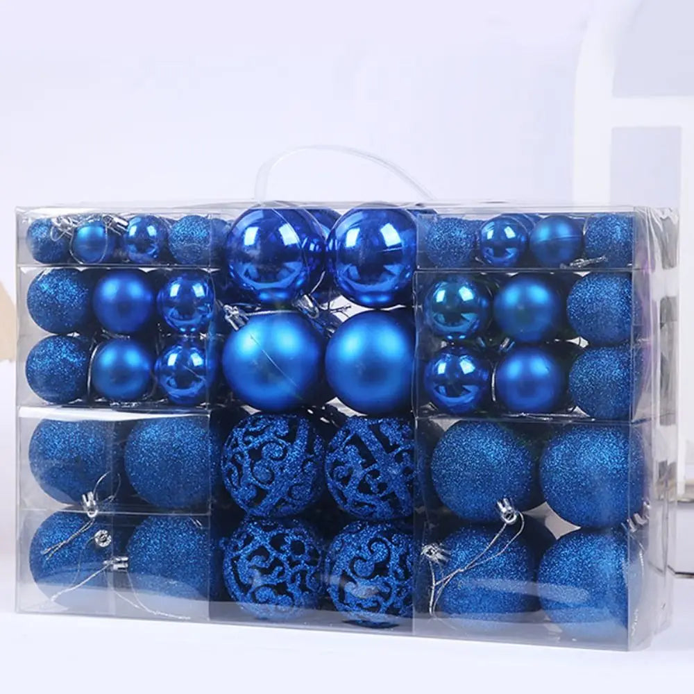 100pcs Christmas Tree Baubles Set