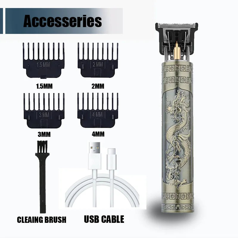 T9 Professional Hair Clipper/Accessories for Men | USB-C Fast Charging | Beard/Body/Hair Trimmer | Precision Electric Shaver