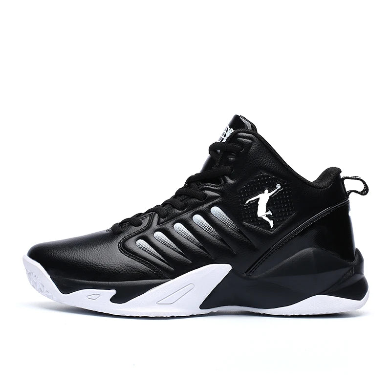Leather Men’s Basketball Sneakers