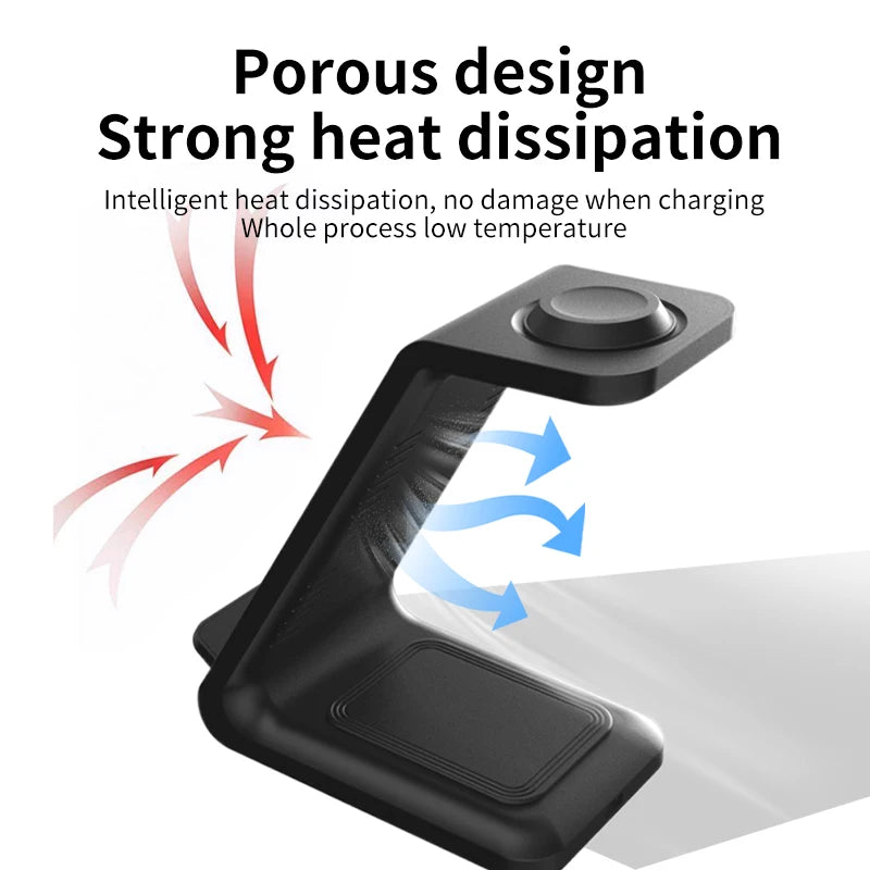 30W 3-in-1 Wireless Charger Stand