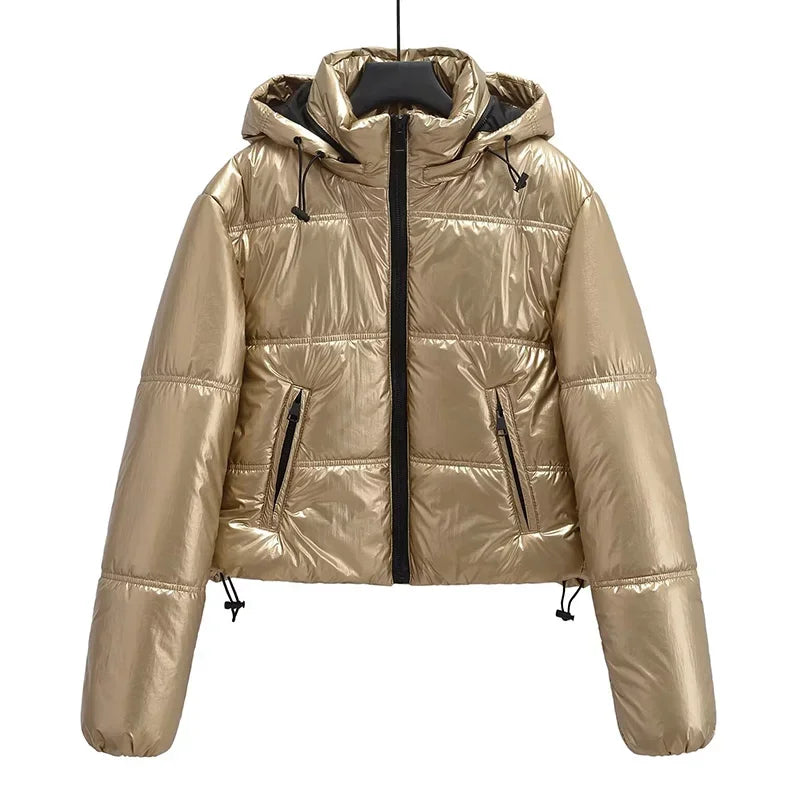 Women's Vintage Hooded Cotton Parka