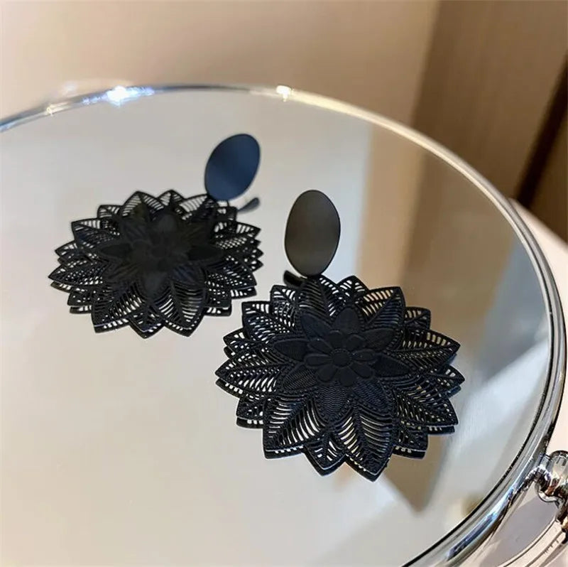 Vintage Black Forest Earrings