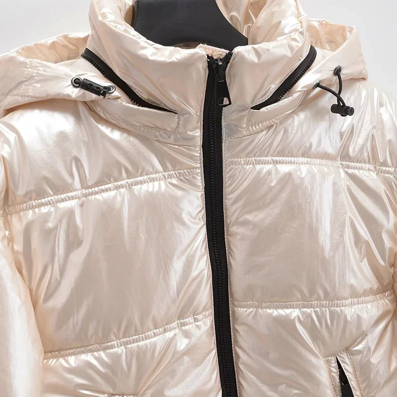 Women's Vintage Hooded Cotton Parka