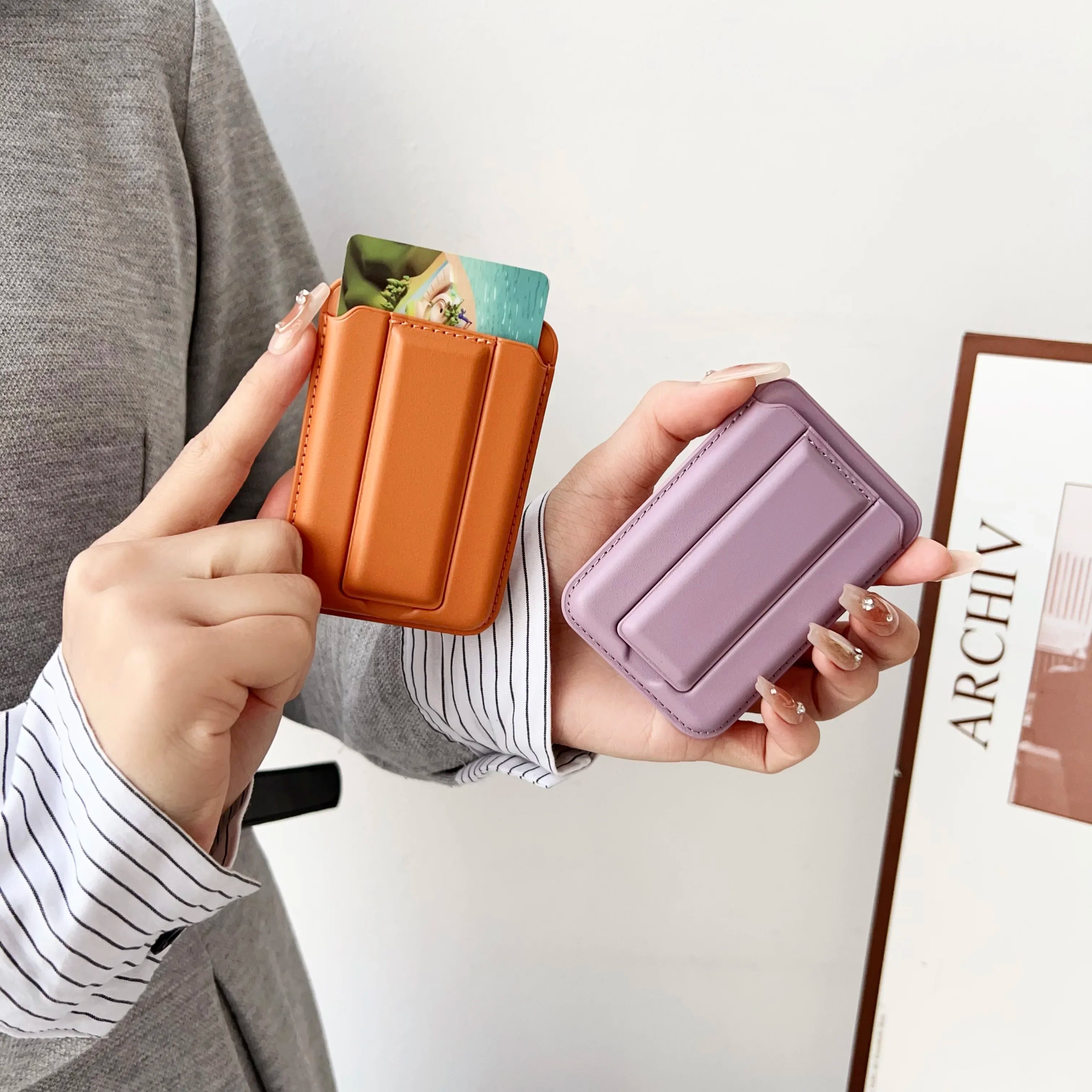 MagSafe Leather Wallet Case