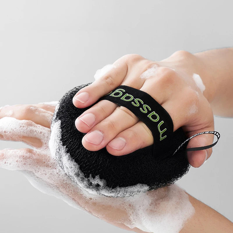 Bath Sponge Balls Cleaning Brush Shower Puff Body Cleaner Ex