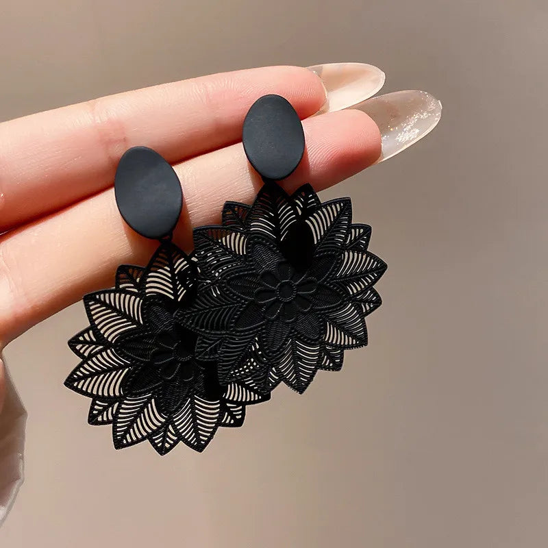 Vintage Black Forest Earrings