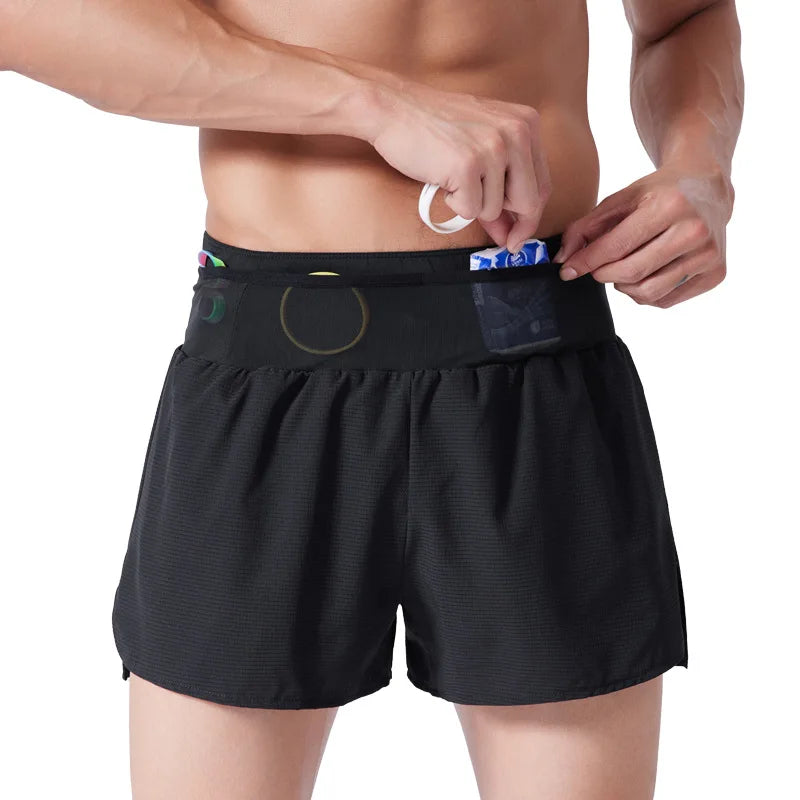 Double Layer Quick-Dry Running Shorts