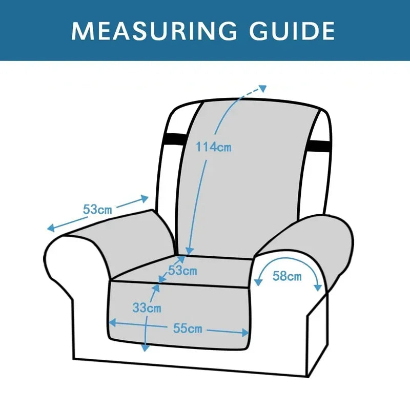 1-Seater Recliner Sofa Cover