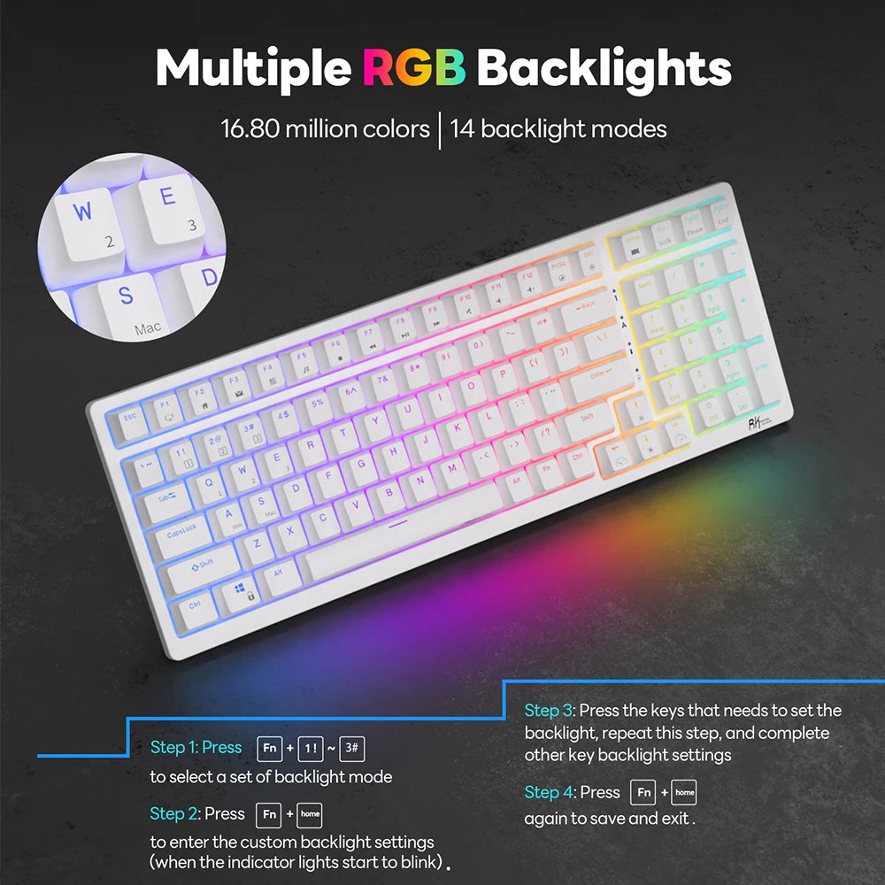 RK98 Wireless RGB Mechanical Keyboard