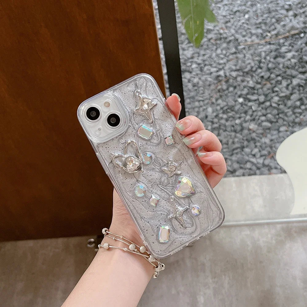 3D Love Heart Angel iPhone Case