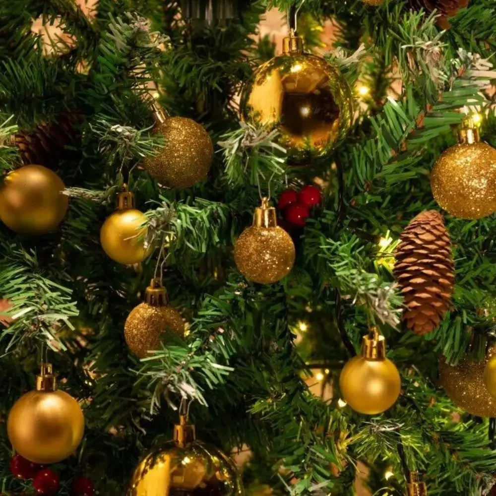 100pcs Christmas Tree Baubles Set