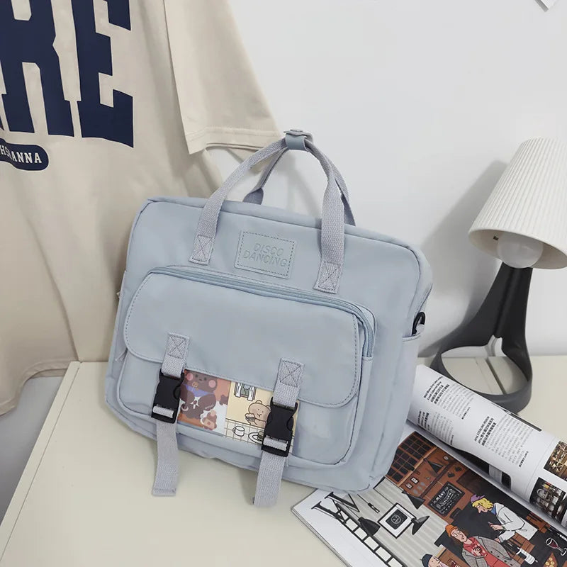 3Ways Japanese Style Kawaii Backpack Girls Transparent Pocke