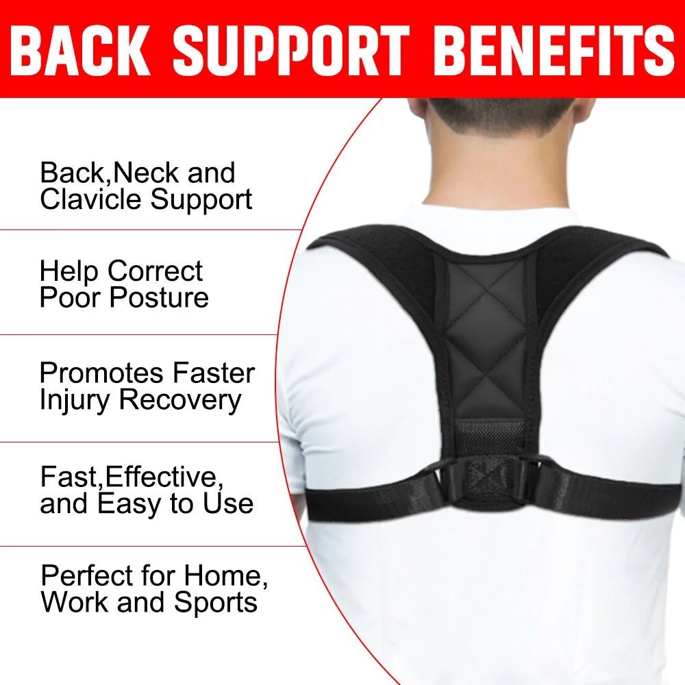 Adjustable Back Shoulder Posture Corrector - Jasmind Stores