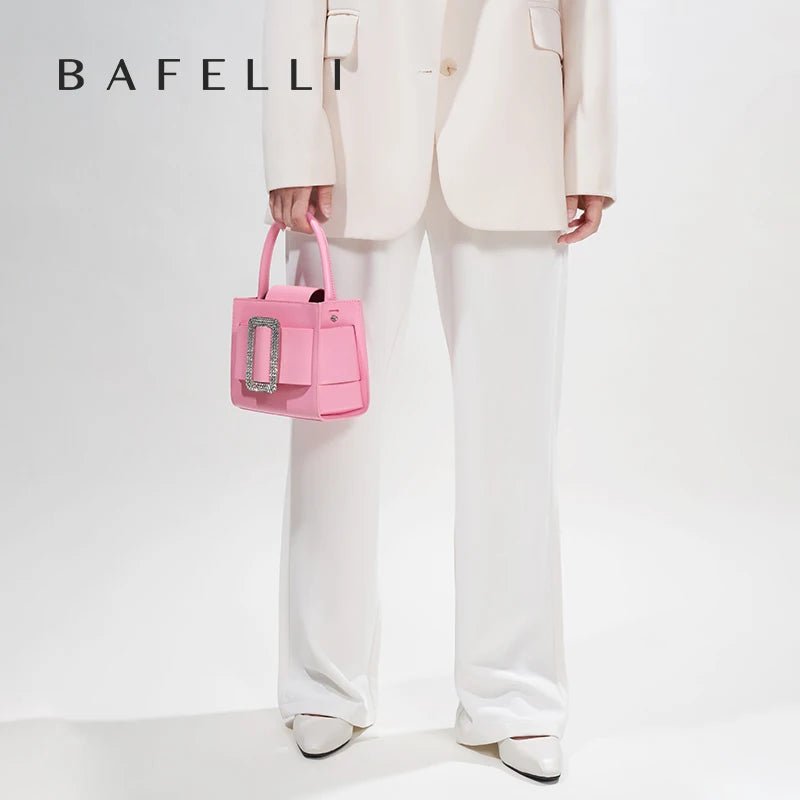 BAFELLI 2023 NEW WOMEN'S FASHION PINK EVENING HANDBAG SHOULD - Jasmind Stores