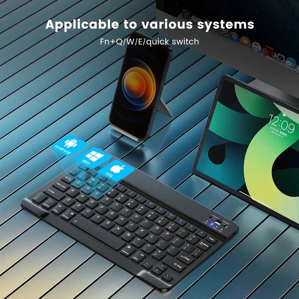 Bluetooth Wireless Keyboard & Mouse Combo for iPad Mac PC - Jasmind Stores