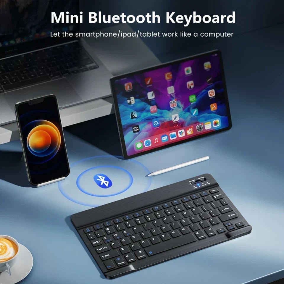 Bluetooth Wireless Keyboard & Mouse Combo for iPad Mac PC - Jasmind Stores