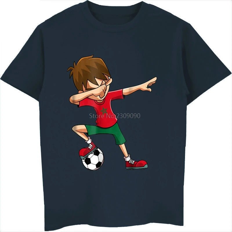 Cartoon Dabbing Morocco T-Shirt - Jasmind Stores