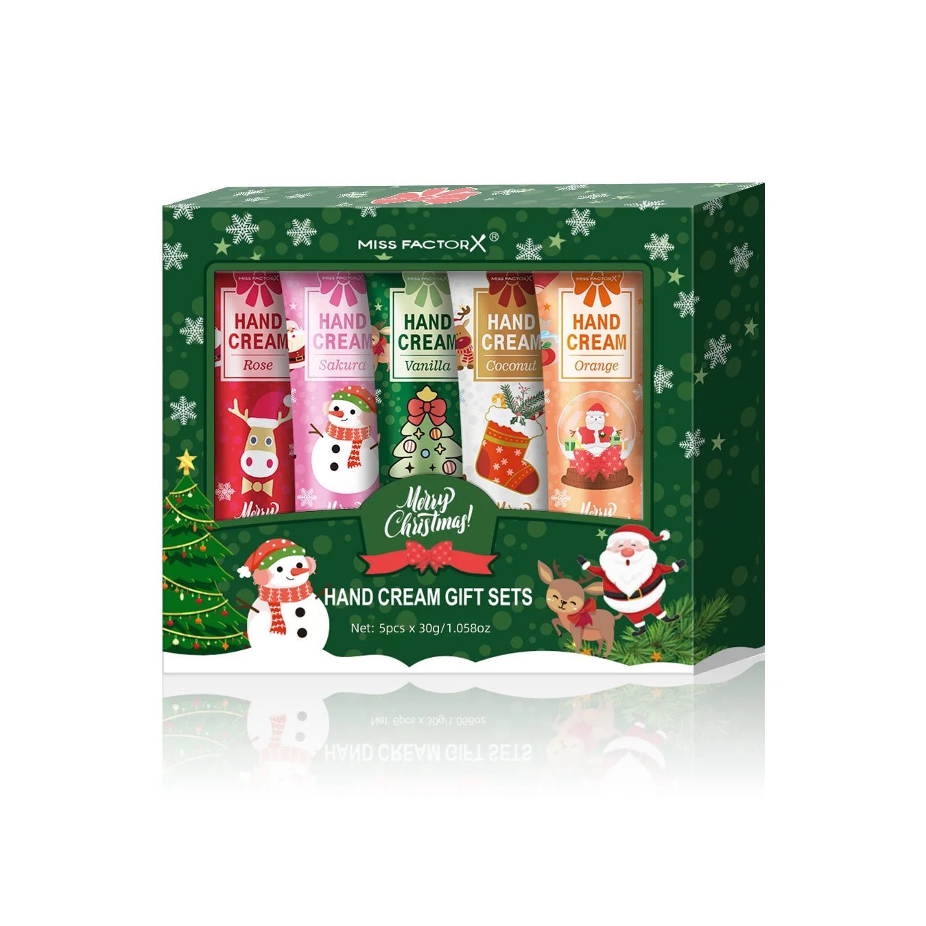 Christmas gift 5/box hand cream set, cream texture, hand cream travel pack, durable moisturizer - 30g/piece gift for women - Jasmind Stores