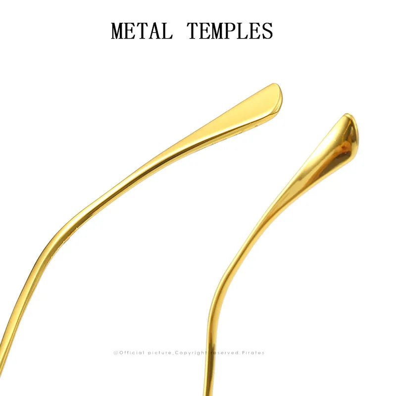 Designer Sunglasses For Men Vintage Rimless Sunglasses Women Trendy Luxury Square Fashion Glasses Vintage Gafas De Sol Hombre - Jasmind Stores