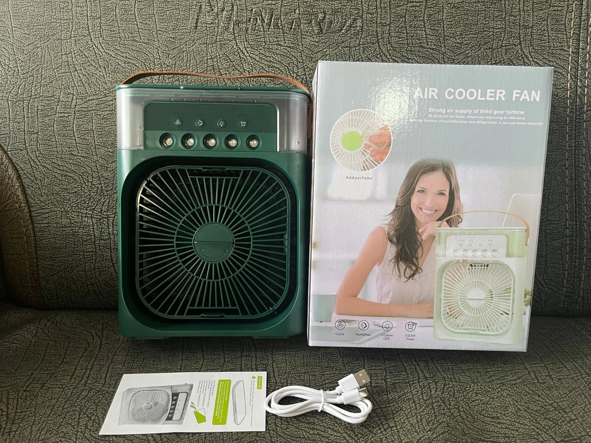 Desktop Electric Fan Air Cooler Water Cooling Spray Fan Port - Jasmind Stores