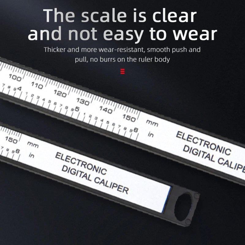 Digital Caliper Electronic Plastic Calipers Vernier Measuring Tools Carpentry Tool Ruler Large Screen Pachometer Digital Caliber - Jasmind Stores