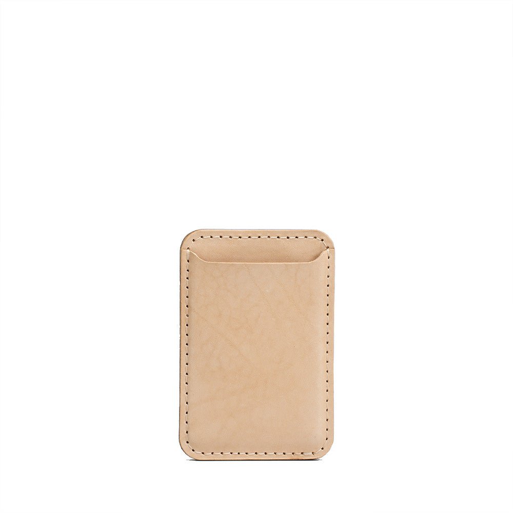 Full - Grain Leather MagSafe wallet - Classic - Jasmind Stores