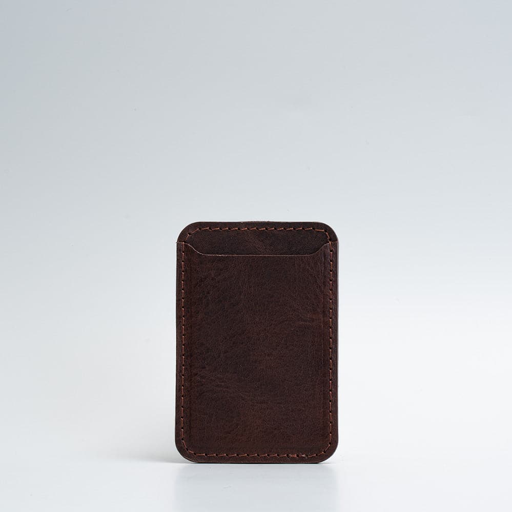Full - Grain Leather MagSafe wallet - Classic - Jasmind Stores