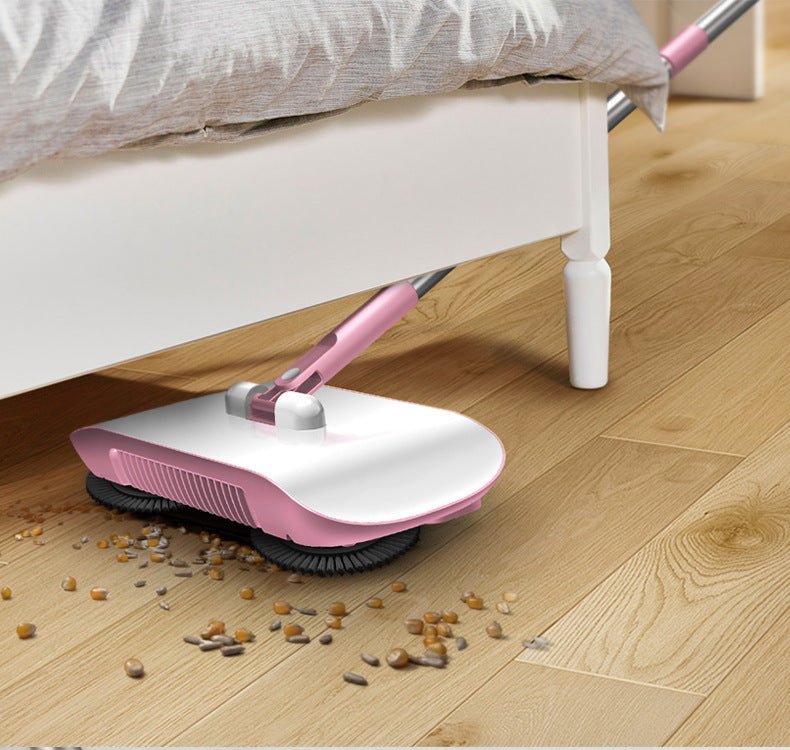 Hand Push Sweeper Household Broom Dustpan Mop Floor All - in - one Machine Gift Mop Sweeper - Jasmind Stores