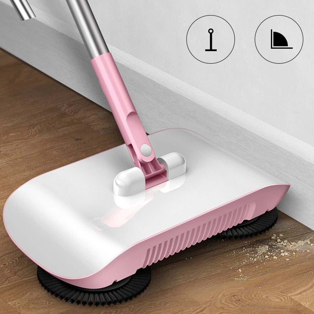 Hand Push Sweeper Household Broom Dustpan Mop Floor All - in - one Machine Gift Mop Sweeper - Jasmind Stores