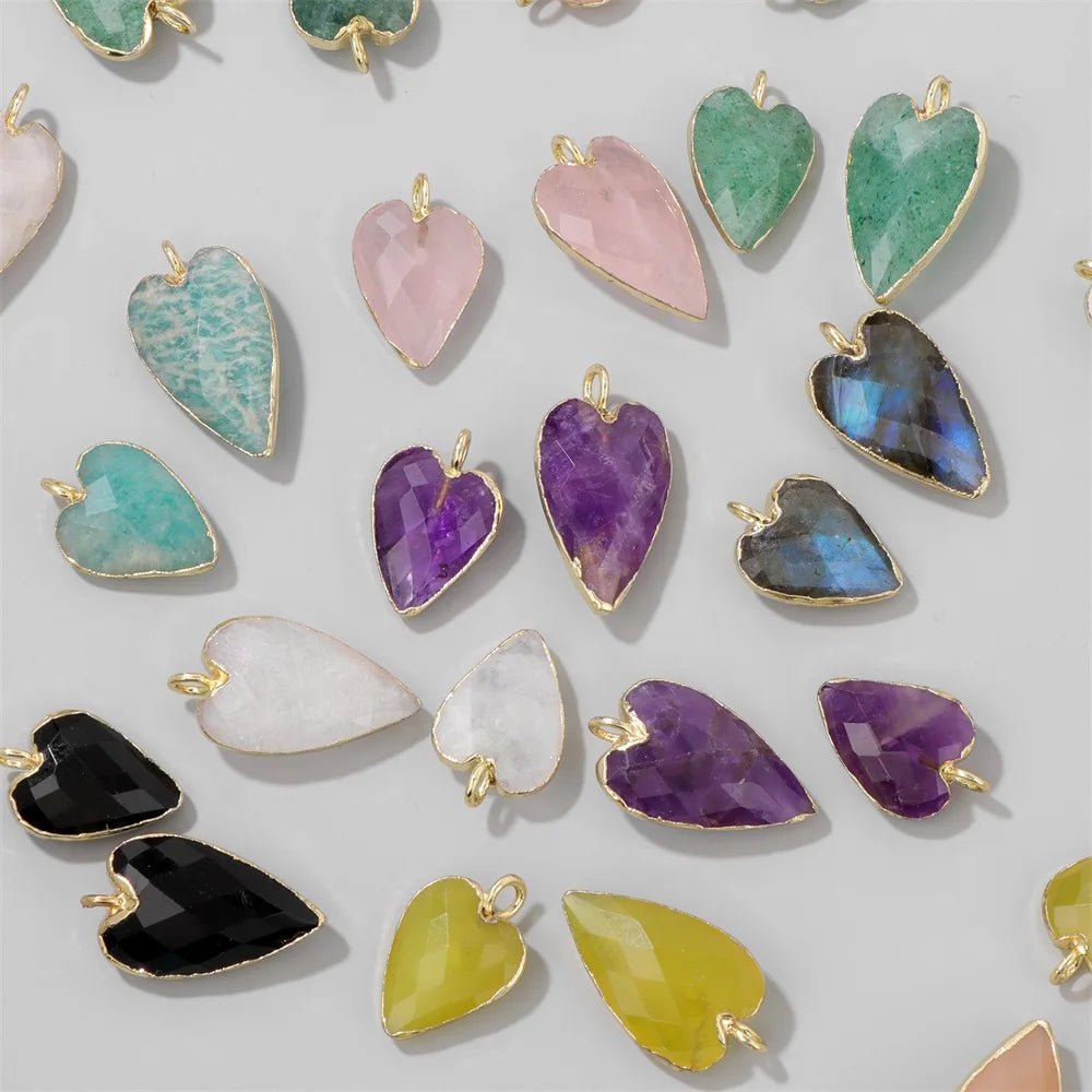 Heart Stone Pendant Set - Jasmind Stores