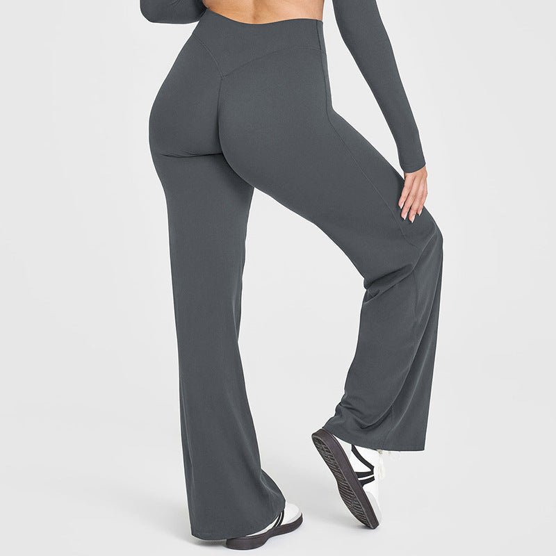 High Waisted Wide Leg Yoga Pants for Women Slimming and Breathable - Jasmind Stores